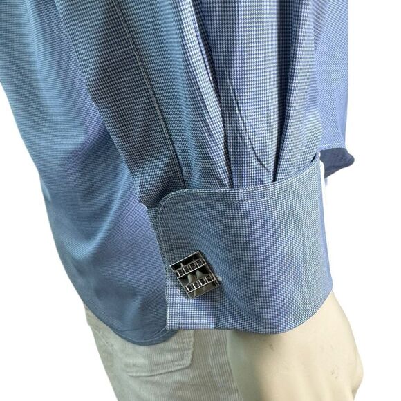 Giorgio Armani L/S  Men’s  Dress Shirt w/French Cuffs Like New Size 14.5/37 - Picture 6 of 8